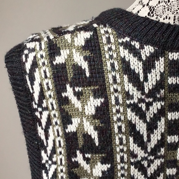 Sweater Vest vintage oversized - Picture 5 of 8